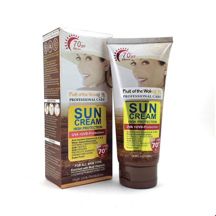 کرم ضد آفتاب بدون رنگ وکالی - SPF70