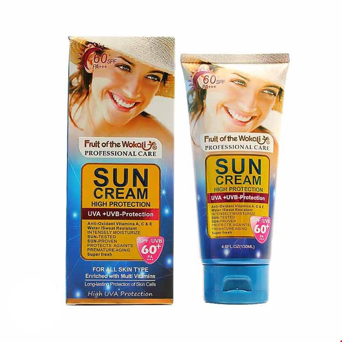 کرم ضد آفتاب بدون رنگ وکالی - SPF60